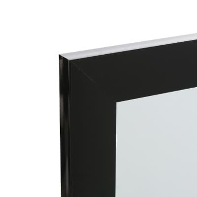 Miroir sur pied noir classique 37x157