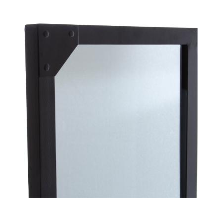 Miroir atelier en métal noir 76x116cm (6098196955331)