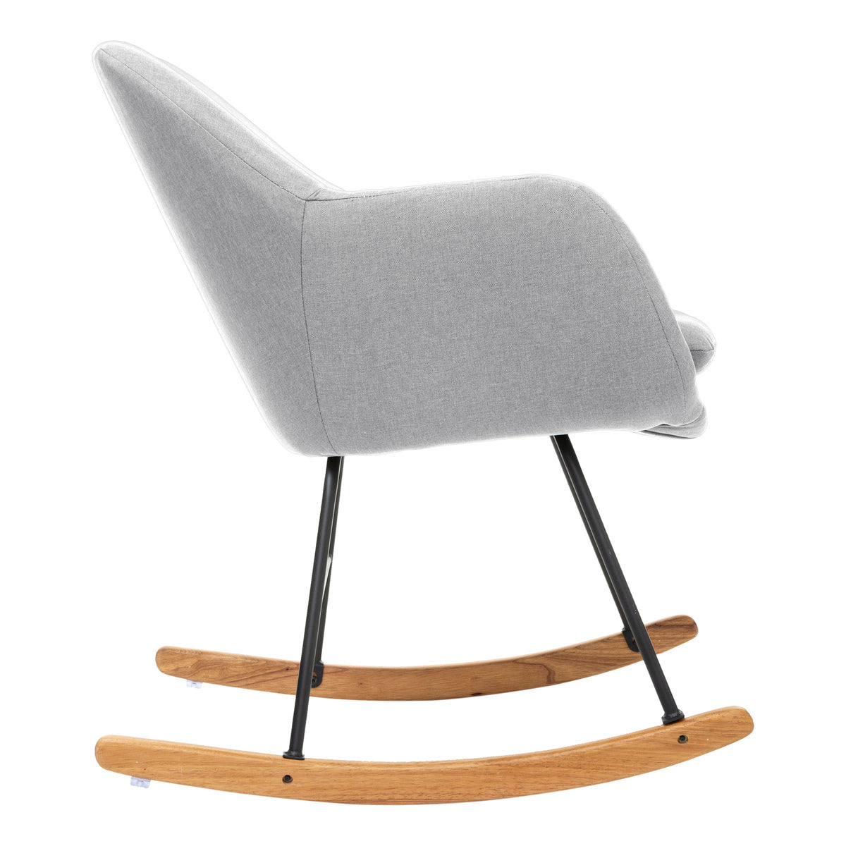 Fauteuil Rocking chair PERA gris