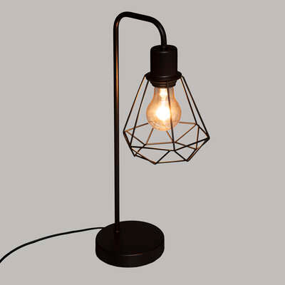 Lampe FLAVE noire H46